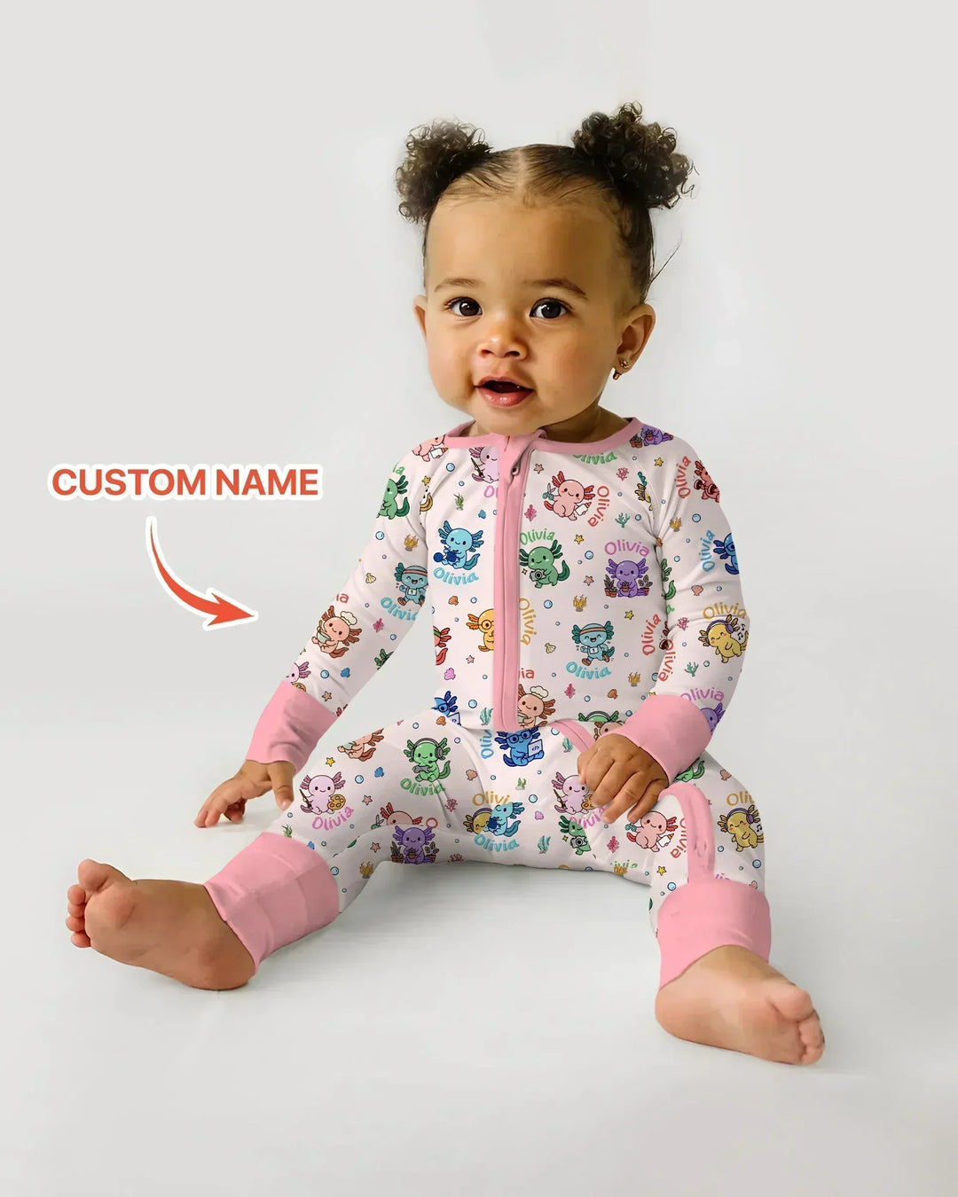 Gerippte Babykleidung mit individuellem Foto - Weich &amp; Skizzenhaft