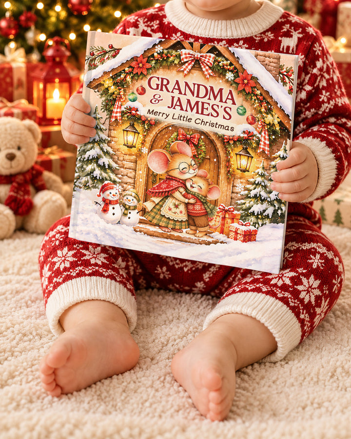 Personalized Grandma & Grandchild Christmas Book
