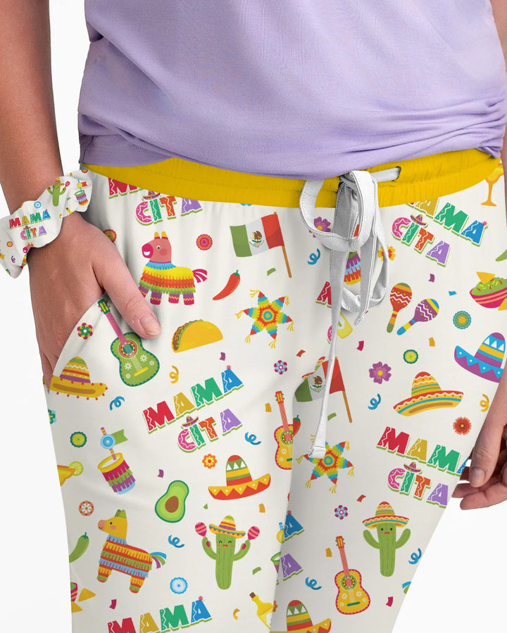 Cinco de Mayo Familie passende Pyjama-Set aus Bambus für Damen
