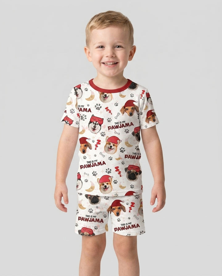 Schlafanzug-Set zweiteilig, kurze Ärmel, kurze Hose, Bambus
