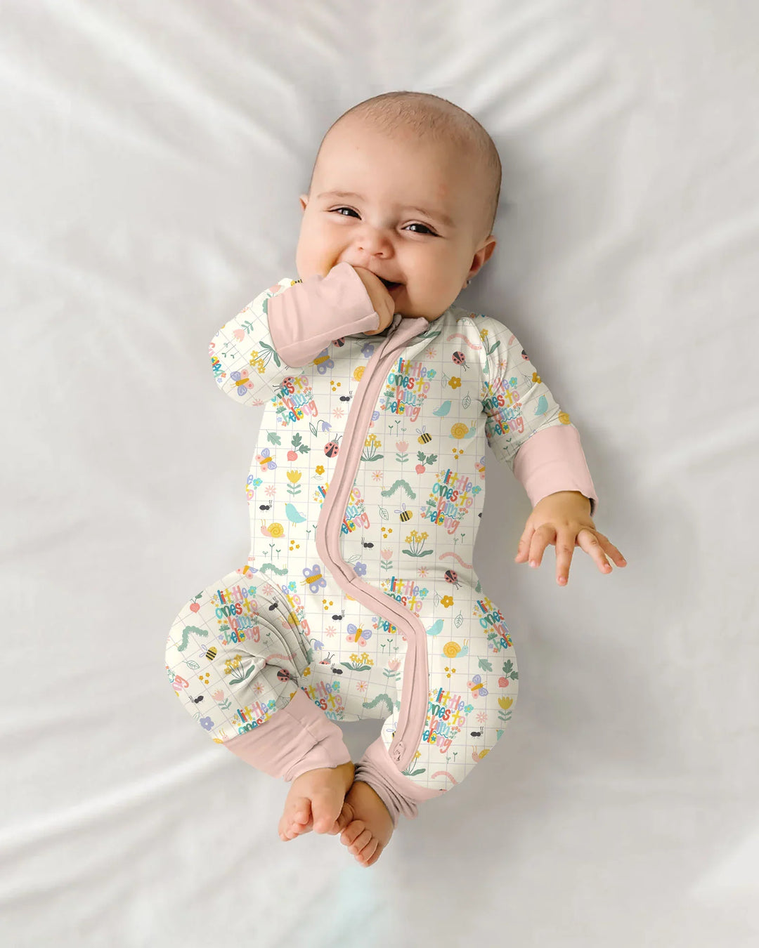 Gerippte Babykleidung mit individuellem Foto - Weich &amp; Skizzenhaft
