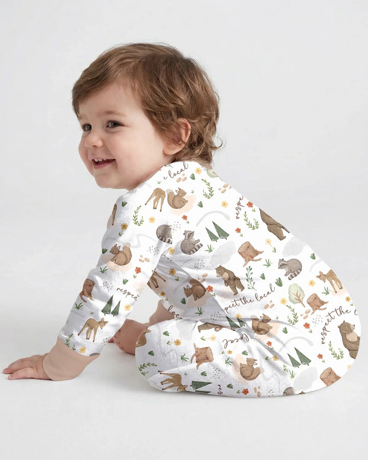 Gerippte Babykleidung mit individuellem Foto - Weich &amp; Skizzenhaft