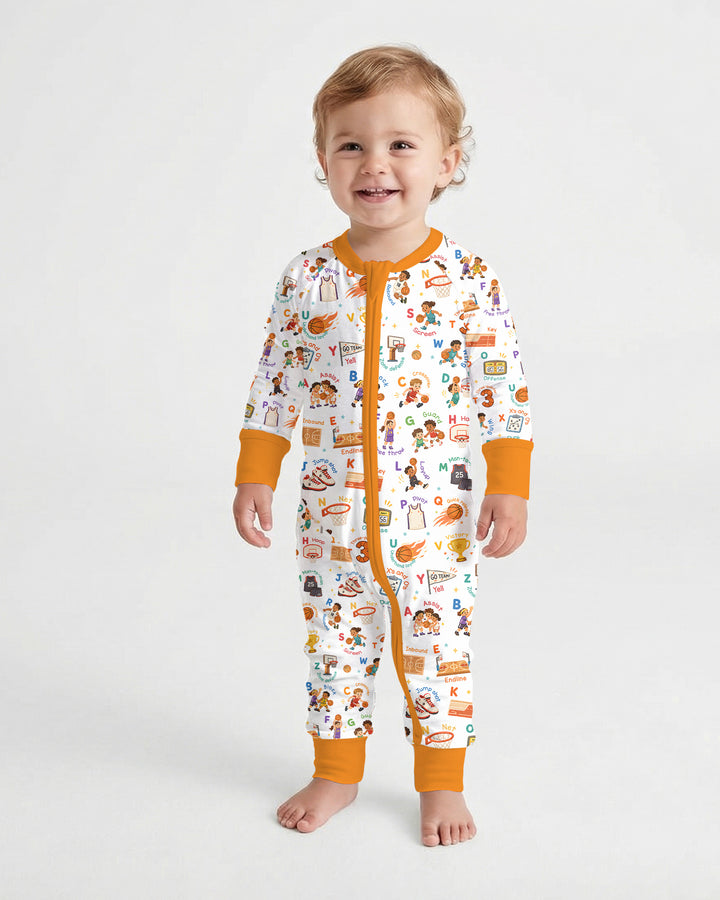 Basketball Alphabet Bamboo Convertible Zippy