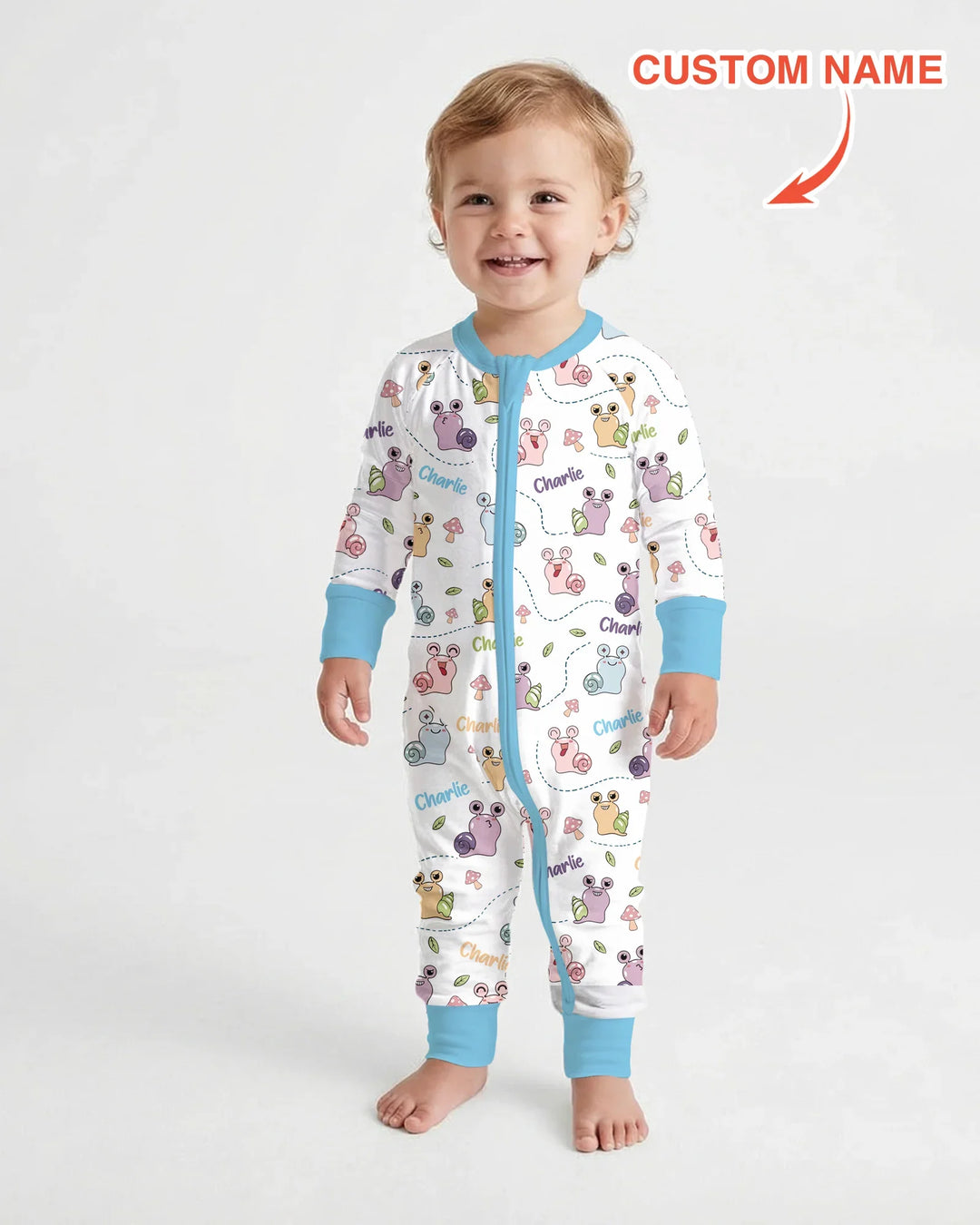 Gerippte Babykleidung mit individuellem Foto - Weich &amp; Skizzenhaft