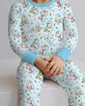 Easter Silly Goose Bamboo Two Piece Long Sleeve Pajama Set