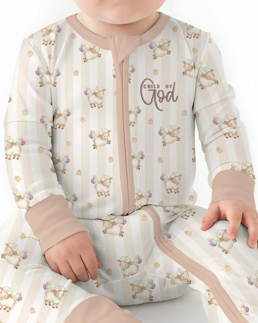 Gerippte Babykleidung mit individuellem Foto - Weich &amp; Skizzenhaft