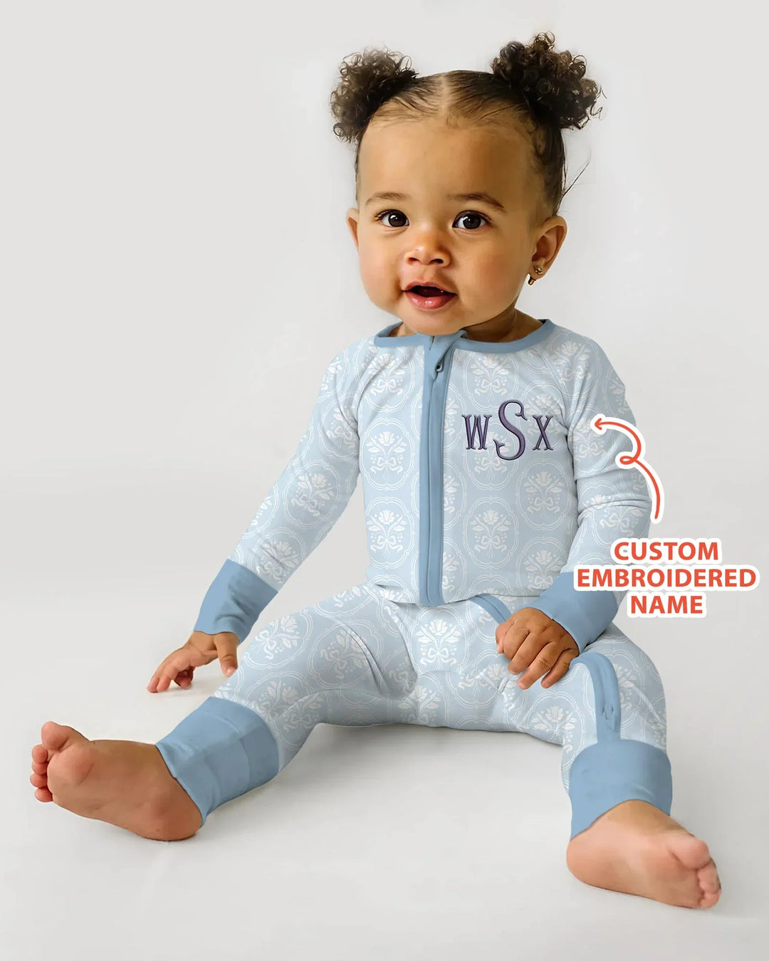 Gerippte Babykleidung mit individuellem Foto - Weich &amp; Skizzenhaft