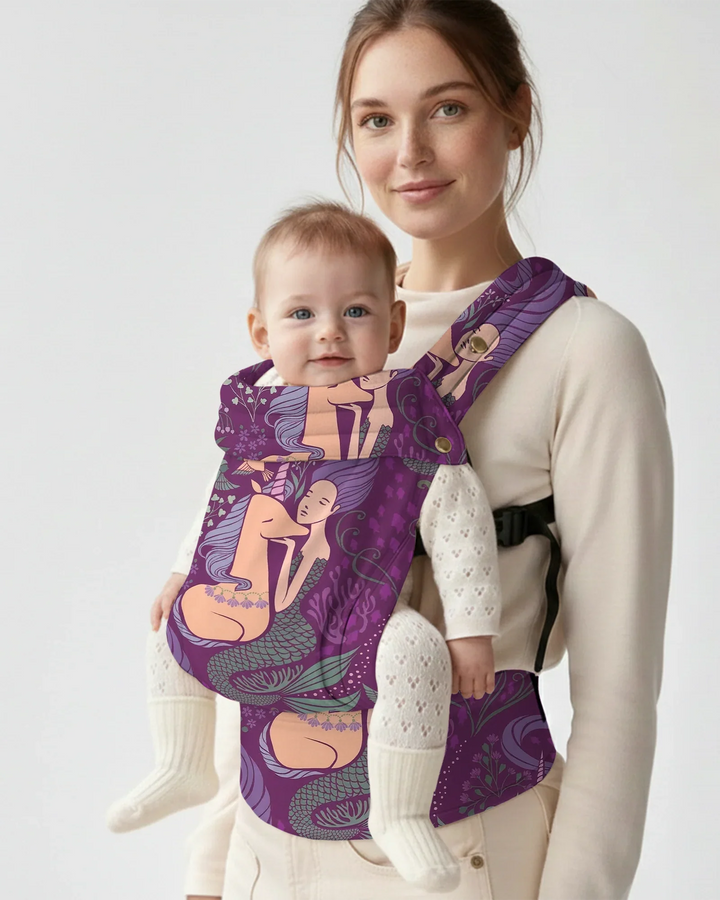 Whimsical Mermaid Garden Dream Baby Carrier