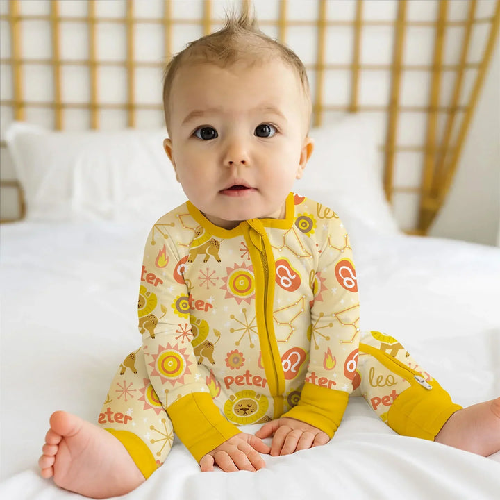 Gerippte Babykleidung mit individuellem Foto - Weich &amp; Skizzenhaft