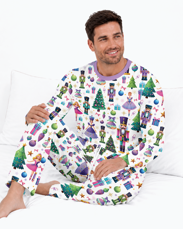 Nutcracker Wonderland Bamboo Men's Pajama Set