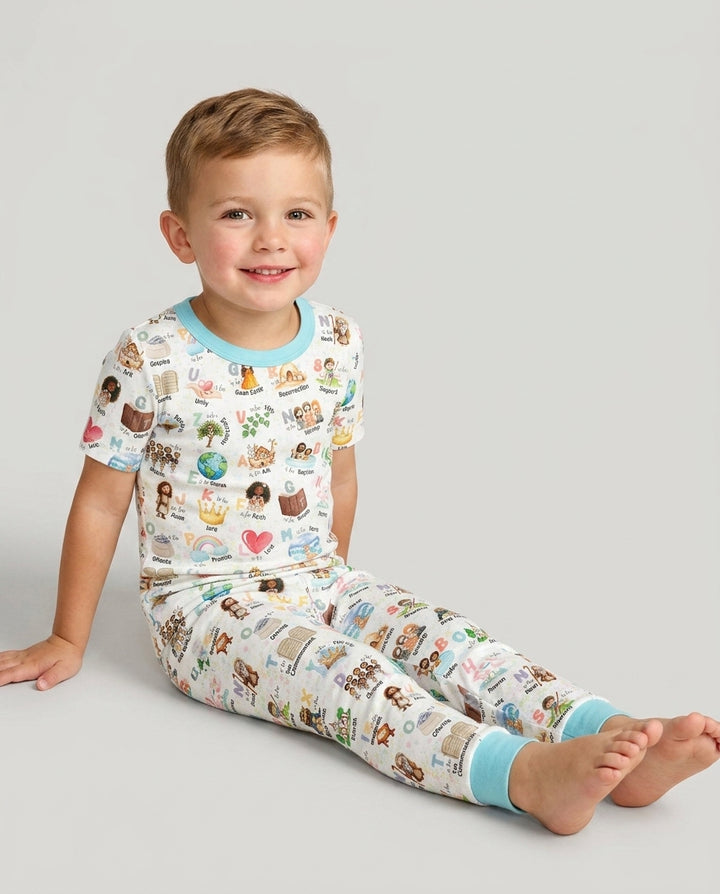 Zweiteiliges, kurzärmliges Pyjama-Set mit Marienkäfern