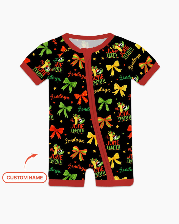 My 1st Juneteenth Bamboo Shorty Zippy