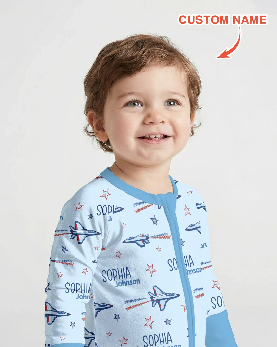 Gerippte Babykleidung mit individuellem Foto - Weich &amp; Skizzenhaft