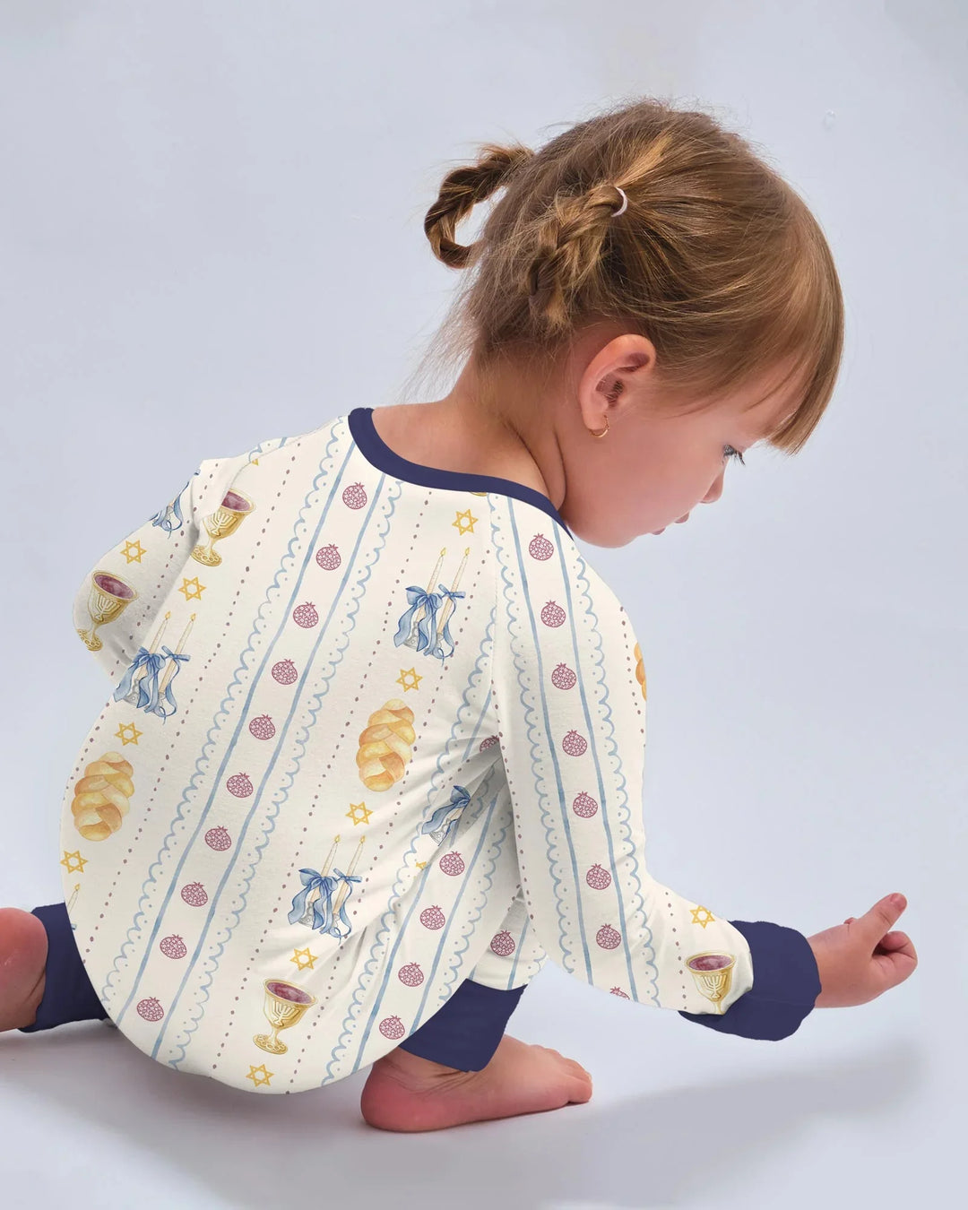 Gerippte Babykleidung mit individuellem Foto - Weich &amp; Skizzenhaft