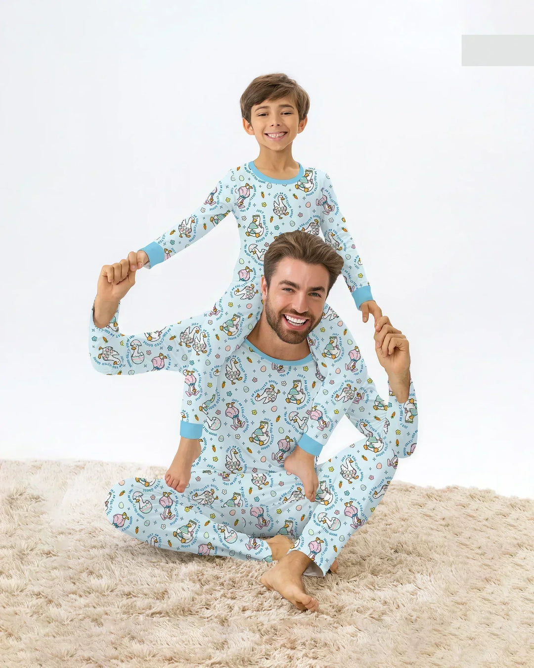 Easter Silly Goose Bamboo Men's Pajama Set