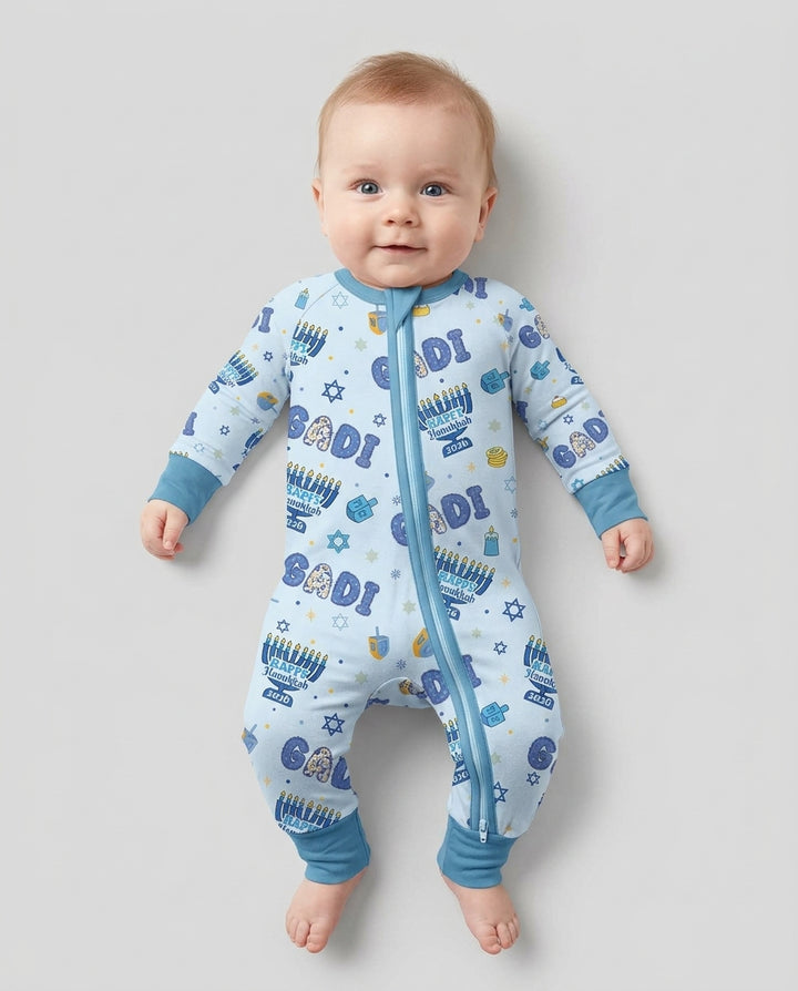 Gerippte Babykleidung mit individuellem Foto - Weich &amp; Skizzenhaft