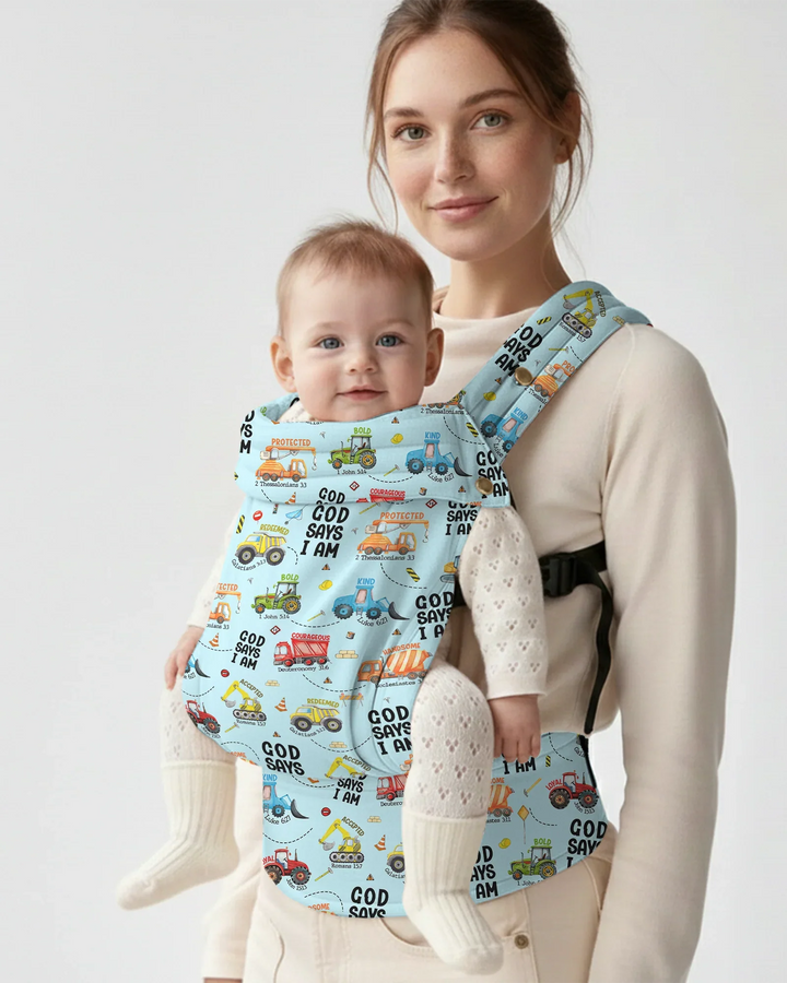 Gott sagt, ich bin ein Tragetuch für Babys