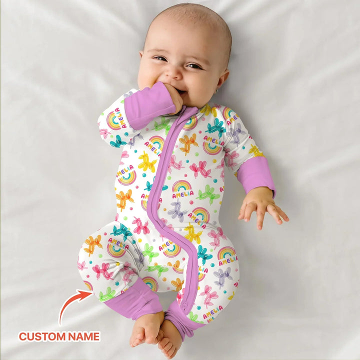 Gerippte Babykleidung mit individuellem Foto - Weich &amp; Skizzenhaft