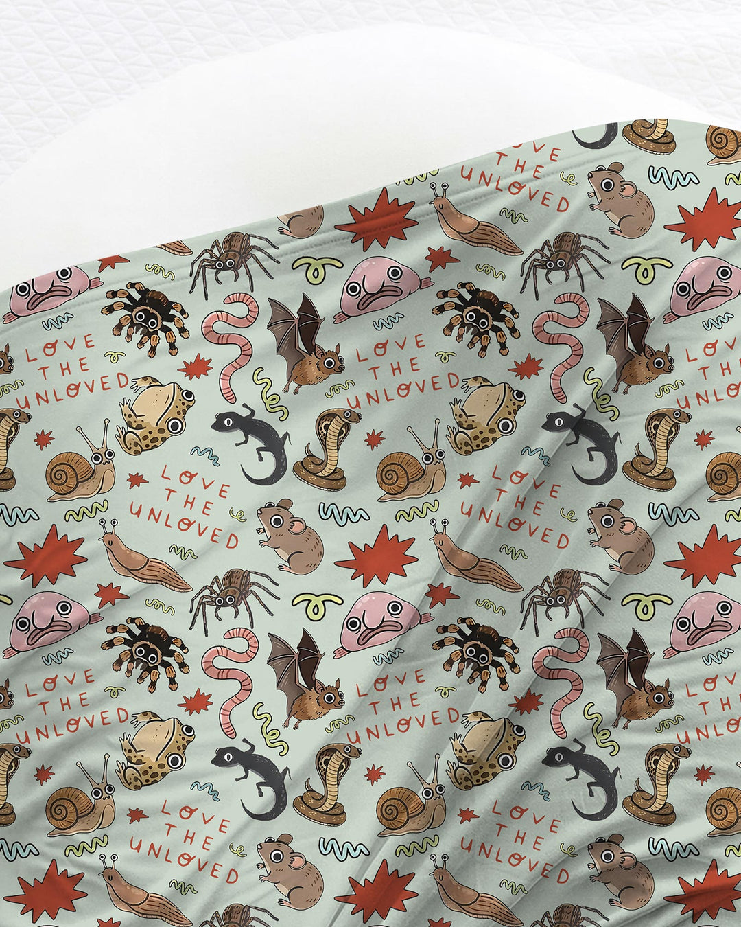 Love the Unloved swaddle blanket