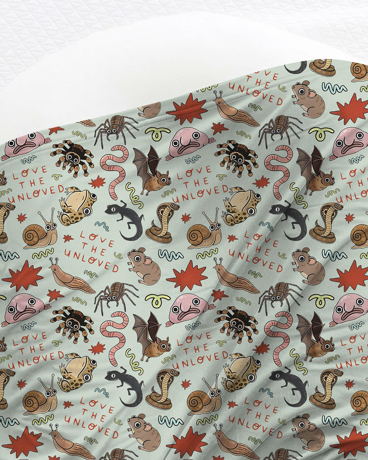 Love the Unloved swaddle blanket