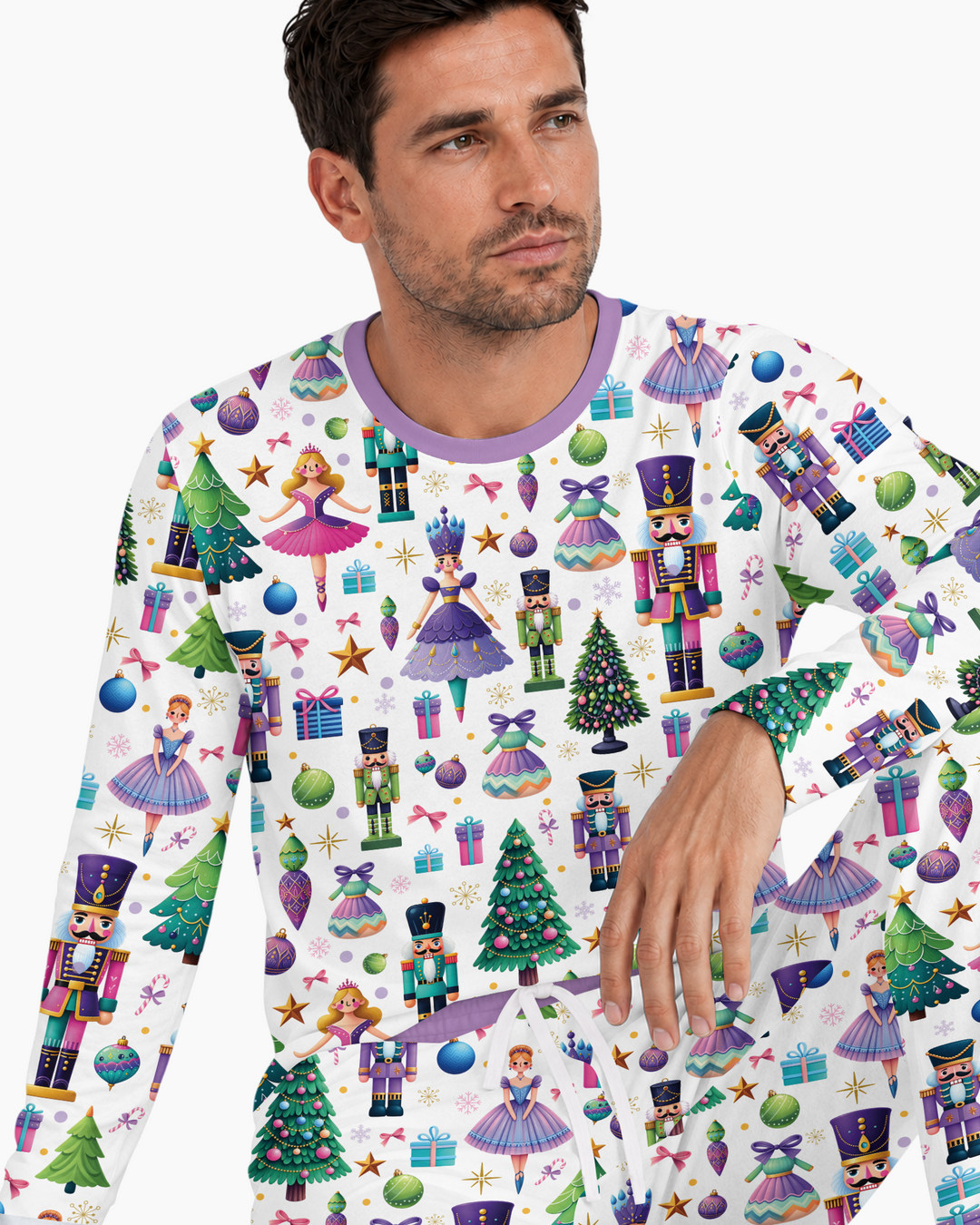 Nutcracker Wonderland Bamboo Men's Pajama Set