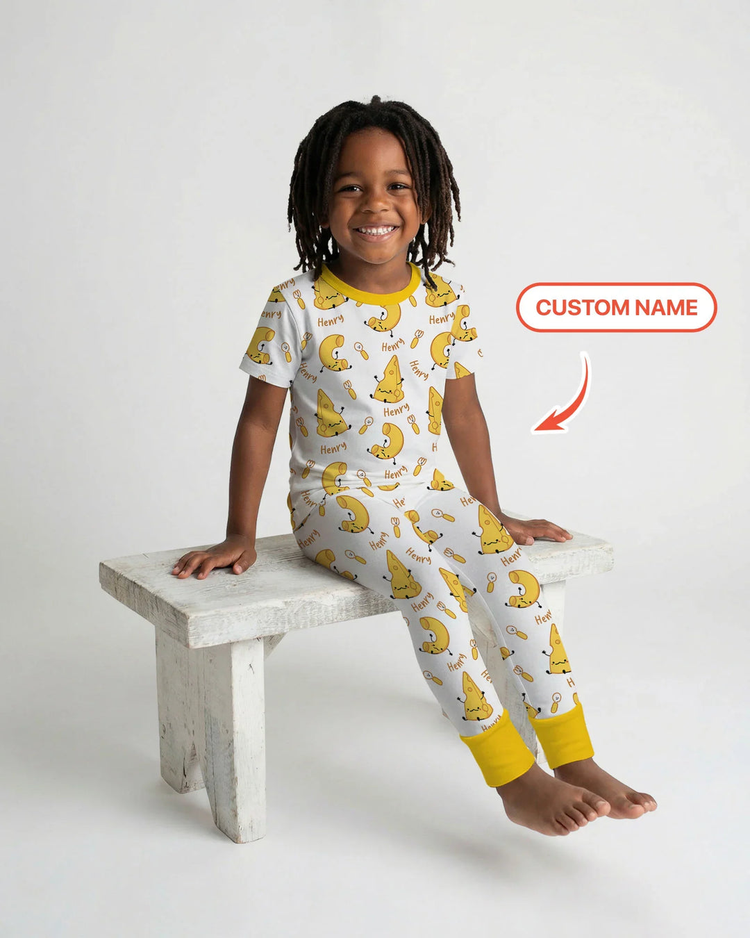 Zweiteiliges, kurzärmliges Pyjama-Set mit Marienkäfern