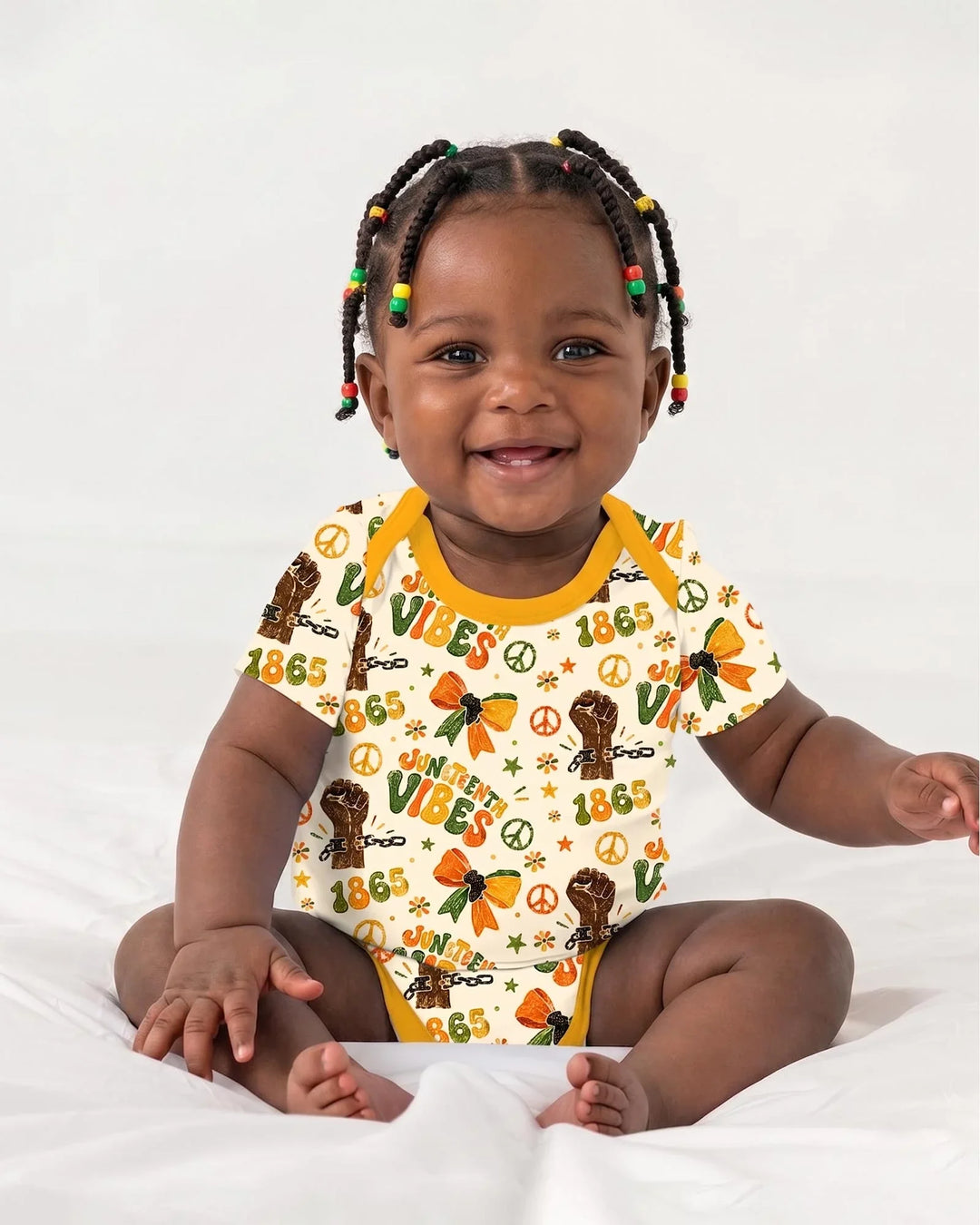 Gerippte Babykleidung mit individuellem Foto - Weich &amp; Skizzenhaft
