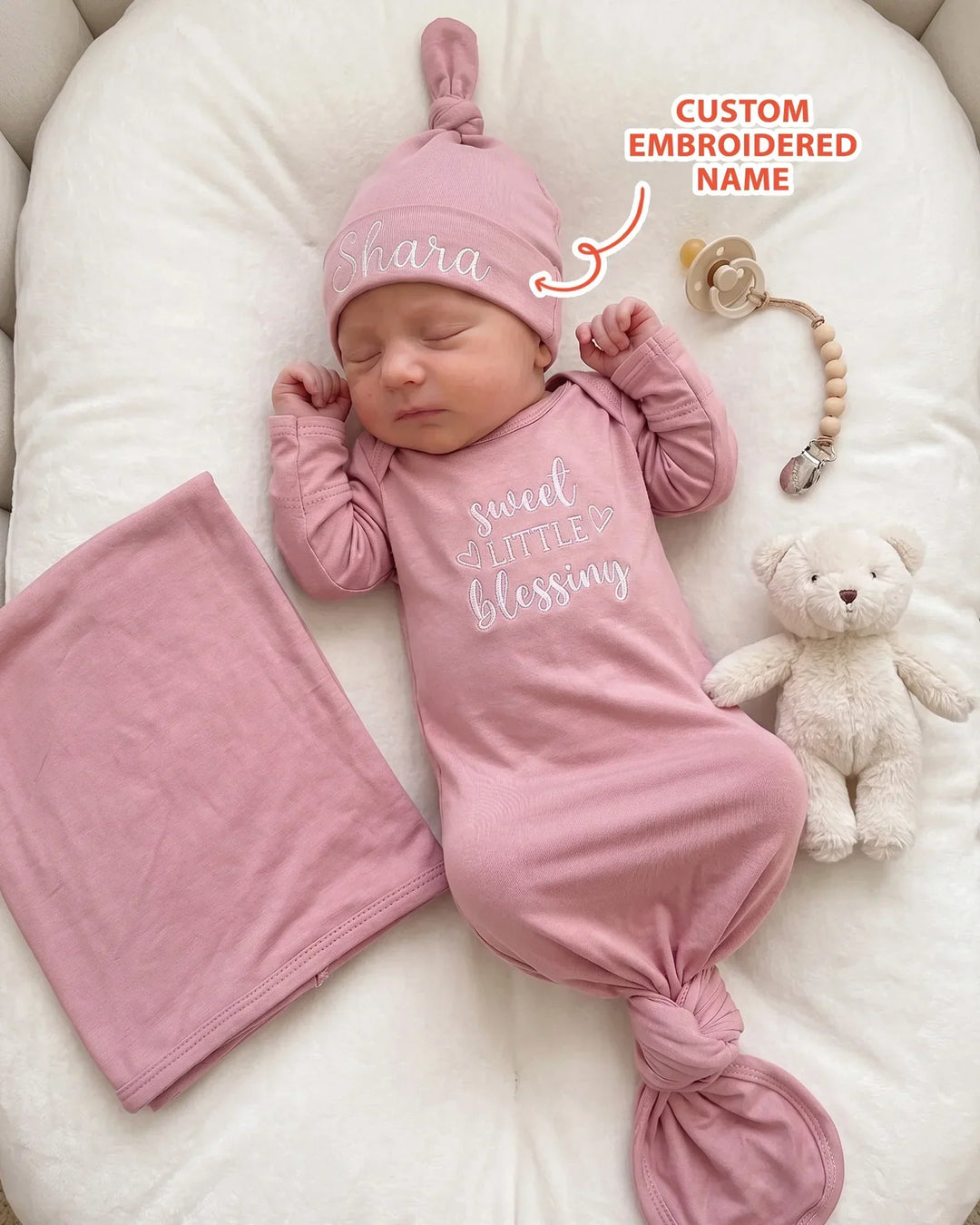Gerippte Babykleidung mit individuellem Foto - Weich &amp; Skizzenhaft