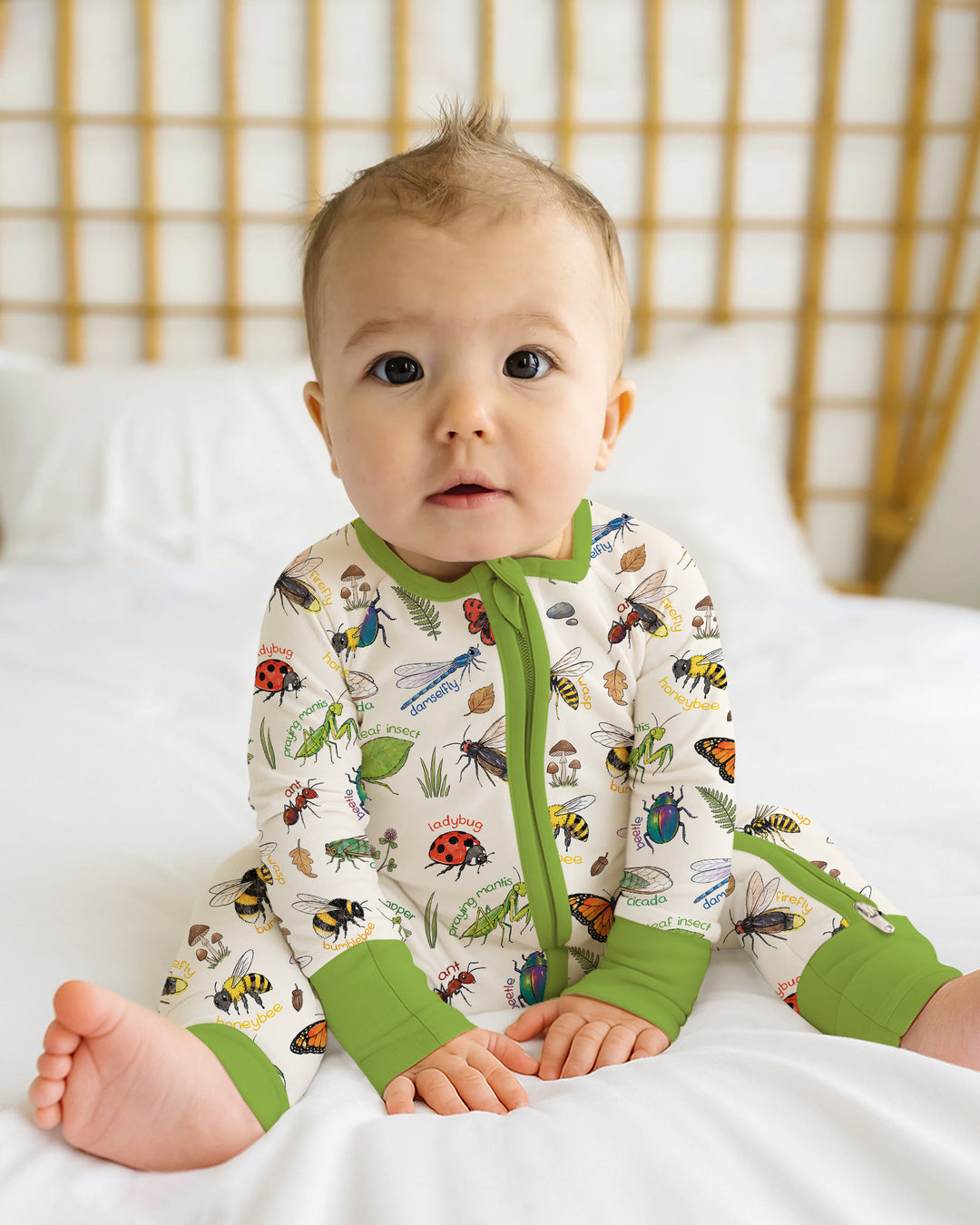 Gerippte Babykleidung mit individuellem Foto - Weich &amp; Skizzenhaft