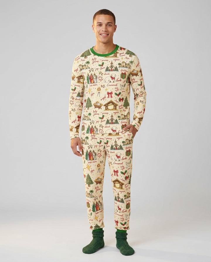 Tis The Season Family Matching Bamboo Men's Pajama Set