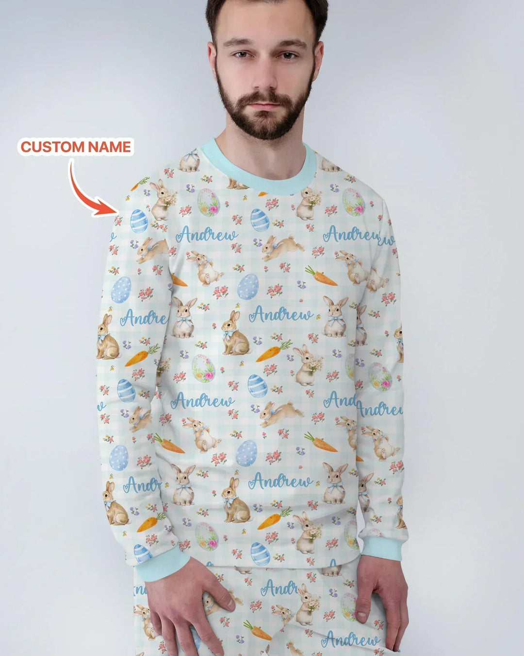 Vorlage Benutzerdefiniertes Herren-Pyjama-Set