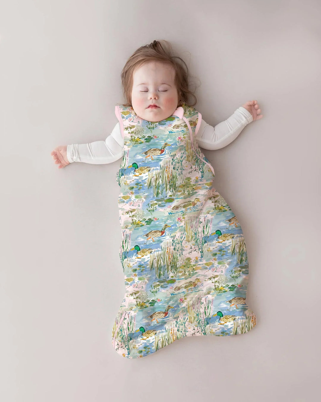 Watercolor Mallard Duck Bamboo Sleep Bag
