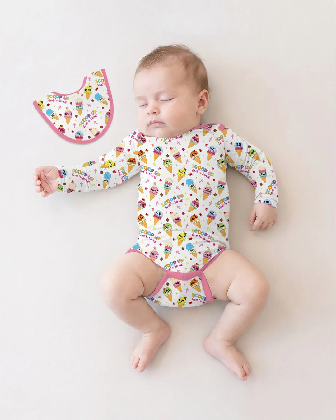 Gerippte Babykleidung mit individuellem Foto - Weich &amp; Skizzenhaft