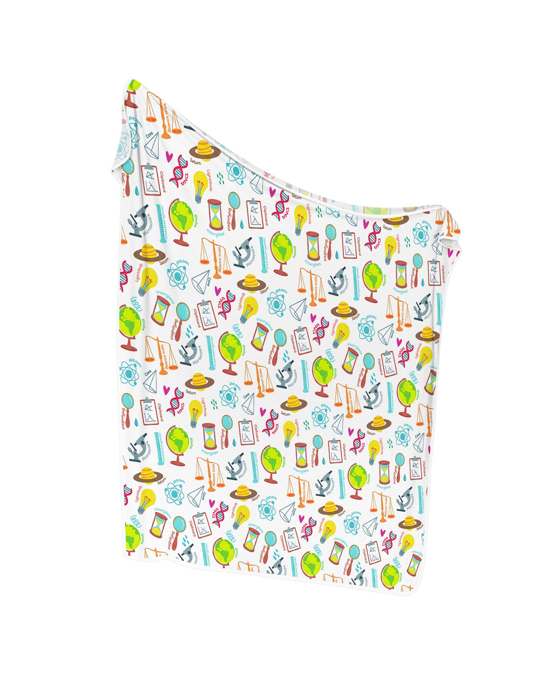 Tiny Scientist Explores The World  Bamboo Blanket
