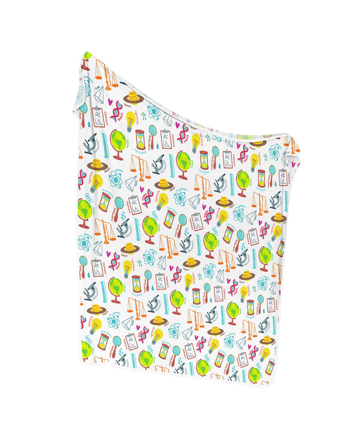 Tiny Scientist Explores The World  Bamboo Blanket