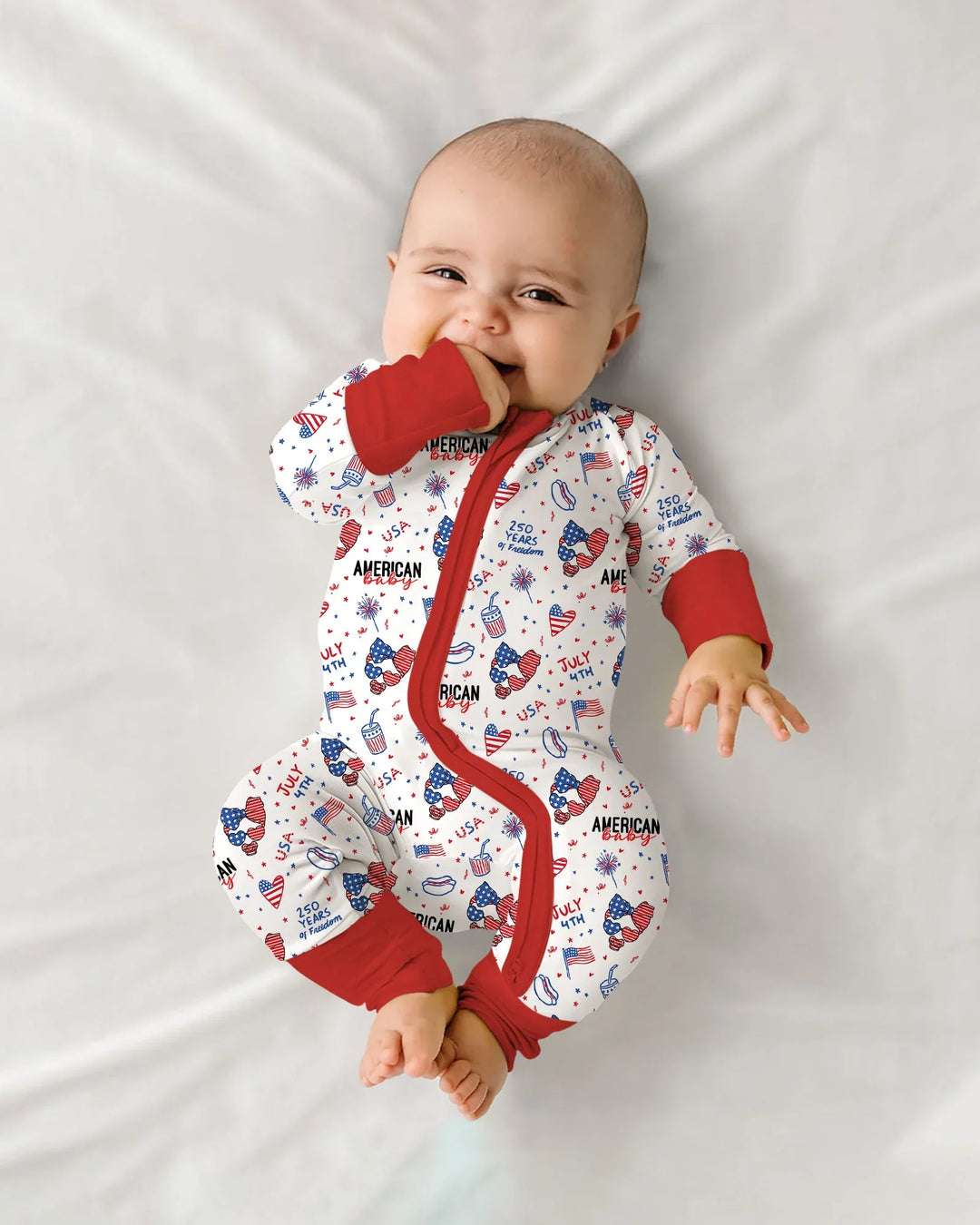 Gerippte Babykleidung mit individuellem Foto - Weich &amp; Skizzenhaft