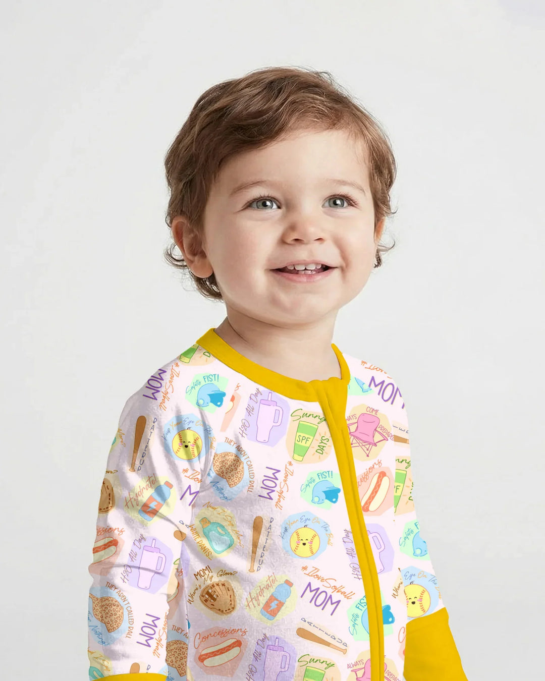 Gerippte Babykleidung mit individuellem Foto - Weich &amp; Skizzenhaft