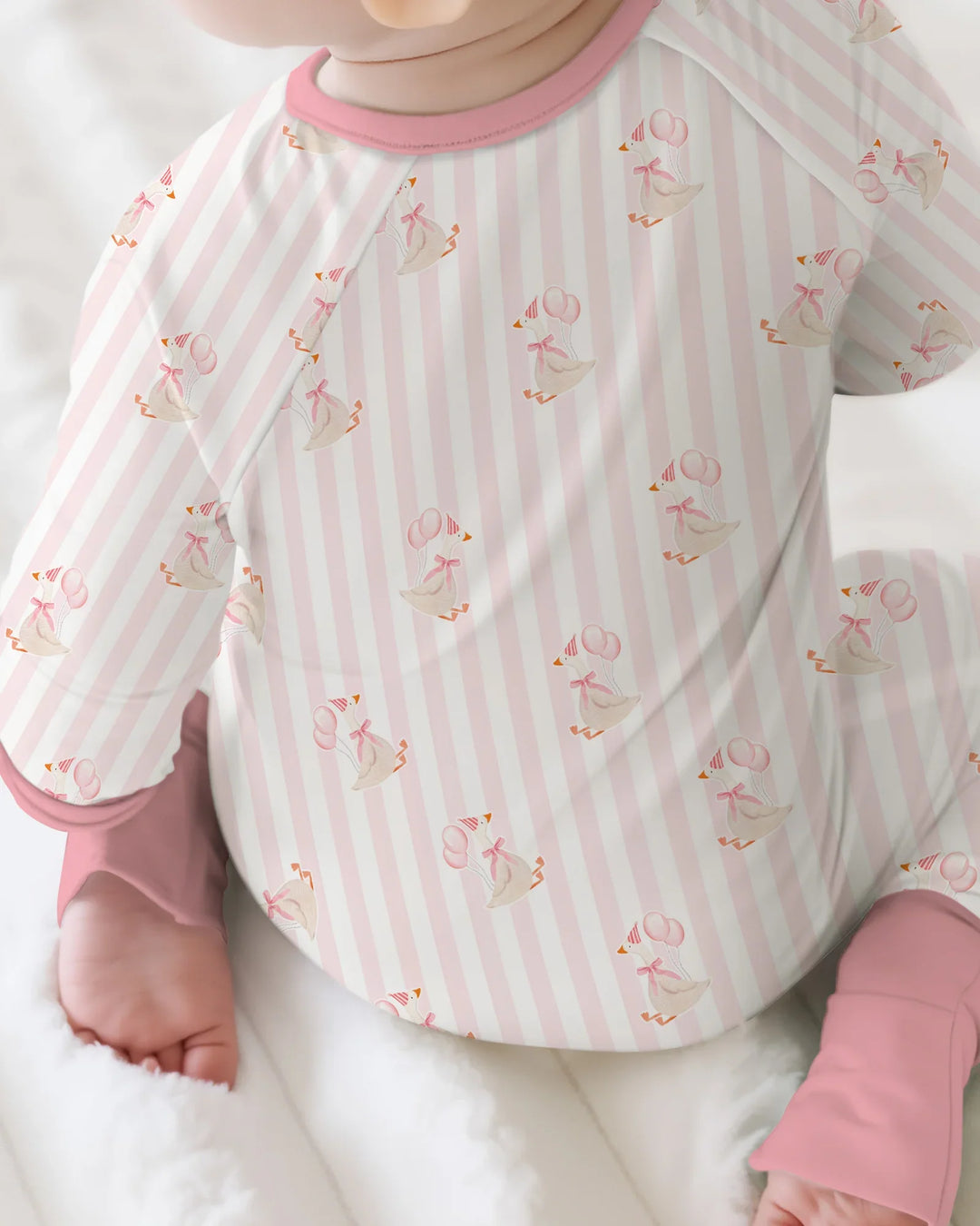 Gerippte Babykleidung mit individuellem Foto - Weich &amp; Skizzenhaft