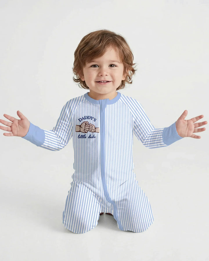 Embroidered Daddy's Little  Bamboo Convertible Zippy