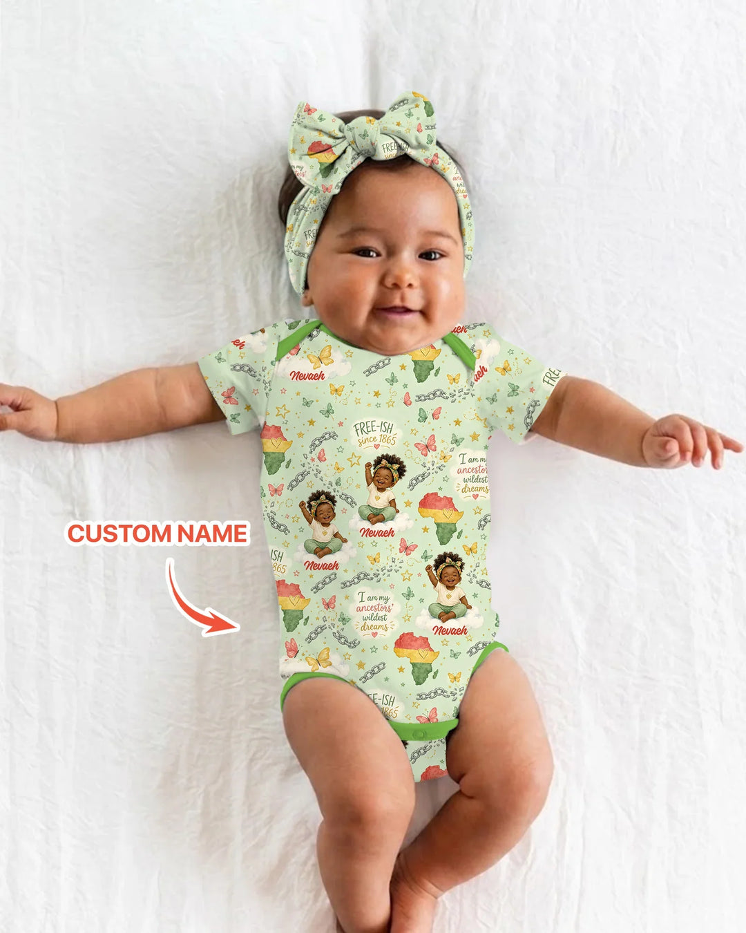 Gerippte Babykleidung mit individuellem Foto - Weich &amp; Skizzenhaft