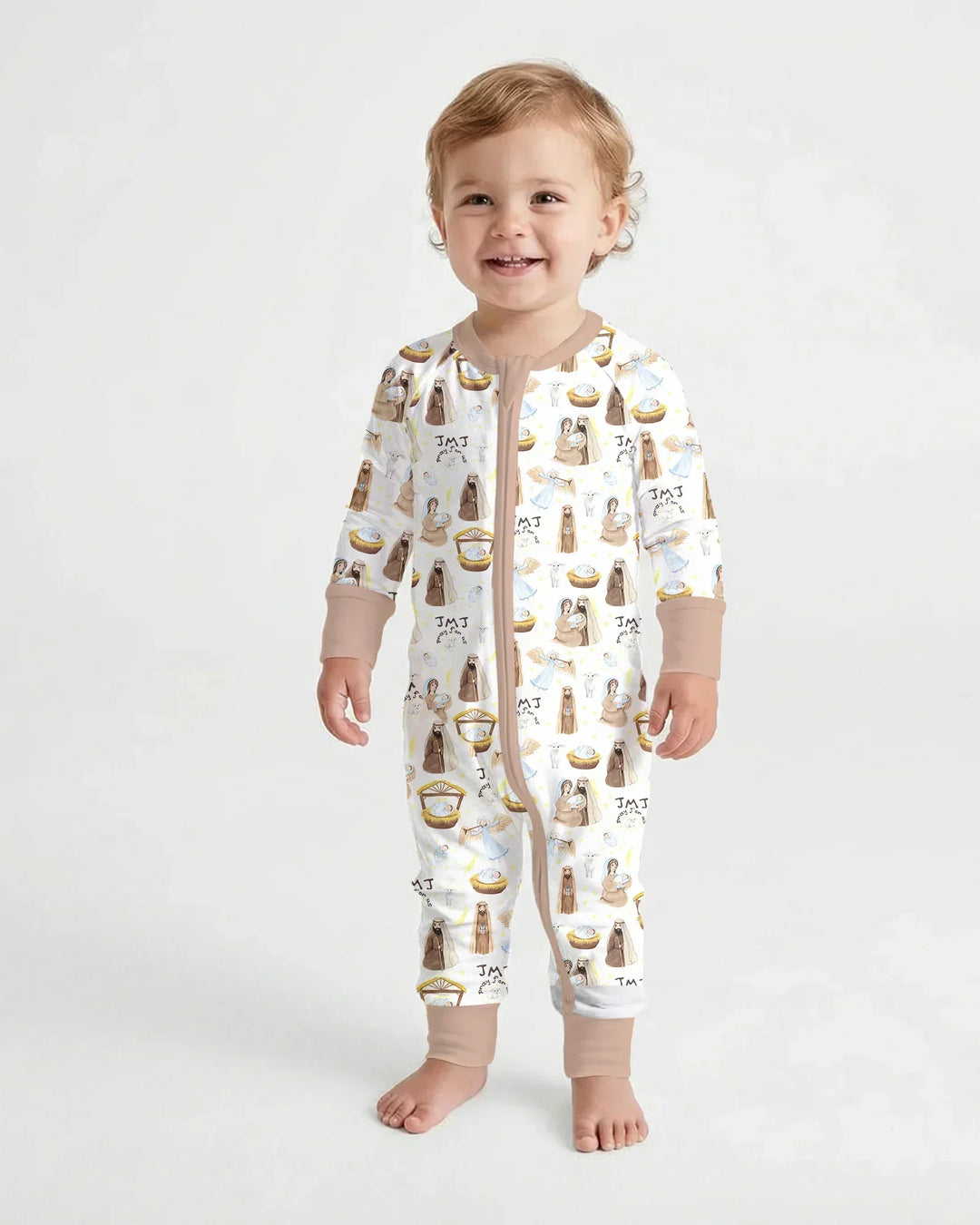 Gerippte Babykleidung mit individuellem Foto - Weich &amp; Skizzenhaft