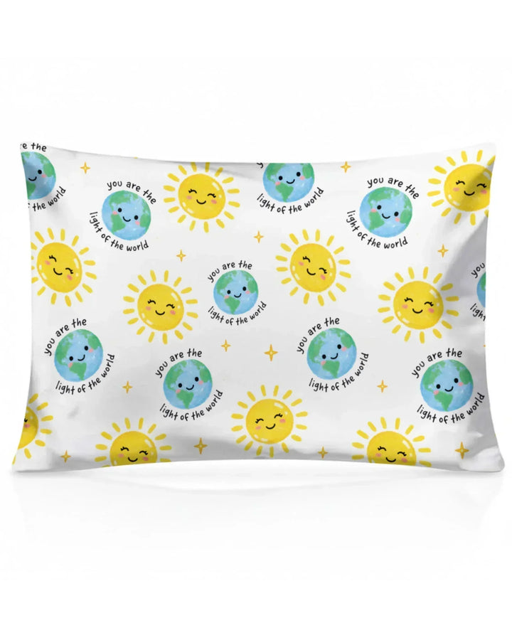 Matthew 5:14 Light of the World Bamboo Pillow Case