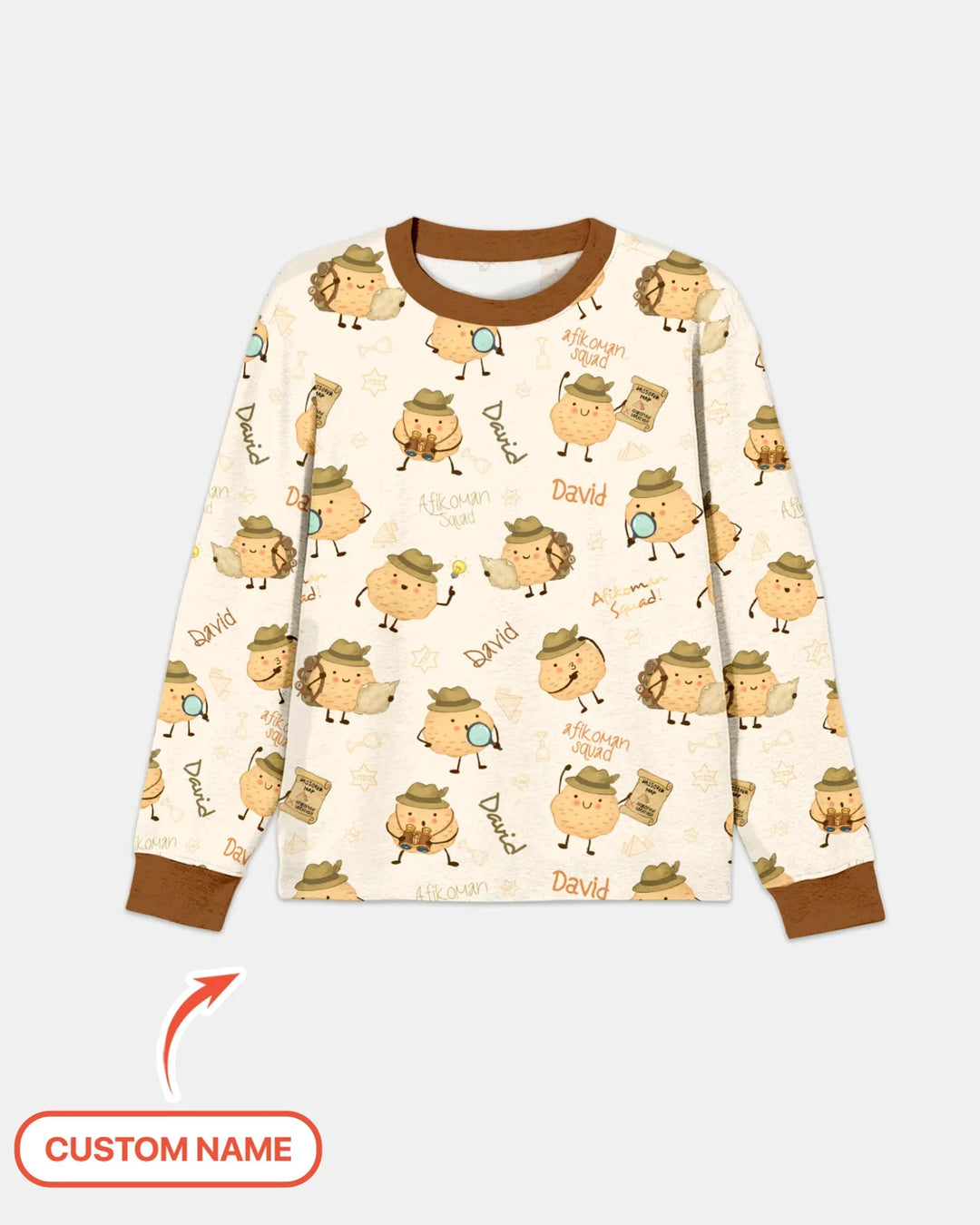 Vorlage Benutzerdefiniertes Herren-Pyjama-Set