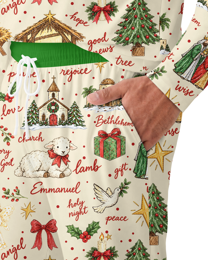 Tis The Season Family Matching Bamboo Men's Pajama Set