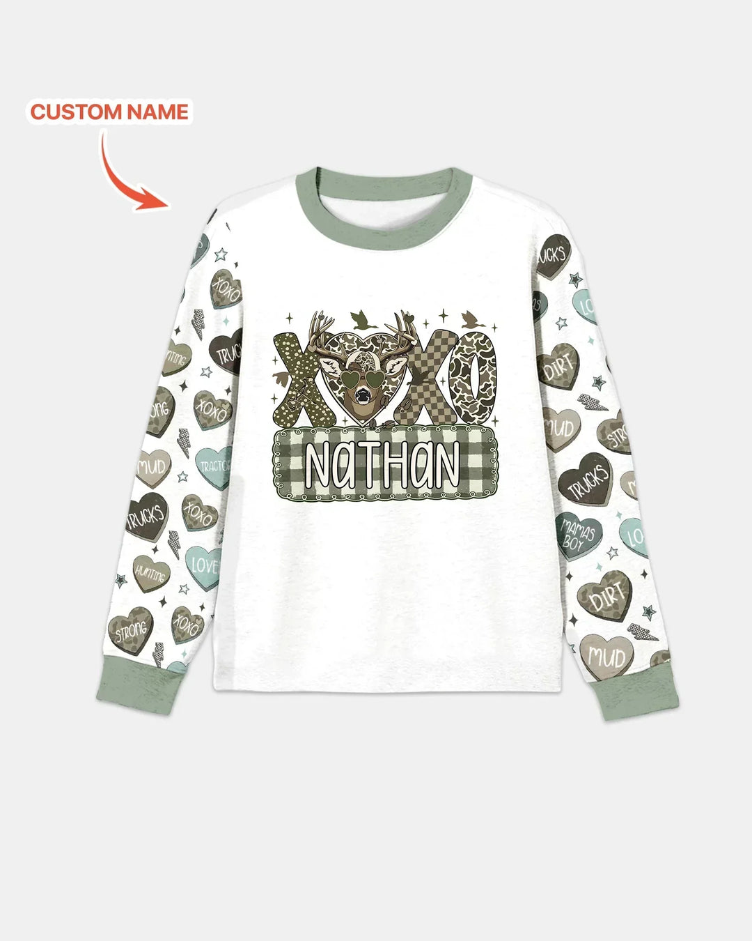 Vorlage Benutzerdefiniertes Herren-Pyjama-Set