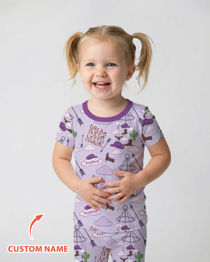 Zweiteiliges, kurzärmliges Pyjama-Set mit Marienkäfern