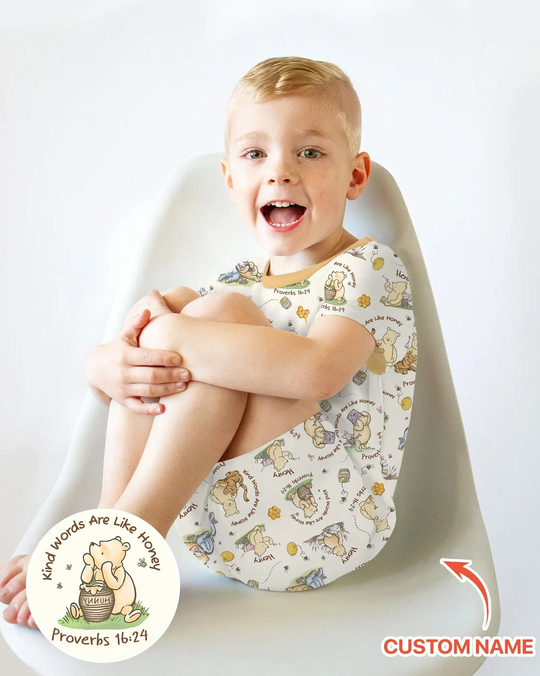 Zweiteiliges Pyjama-Set mit kurzen Ärmeln und Shorts im Sommer-Design