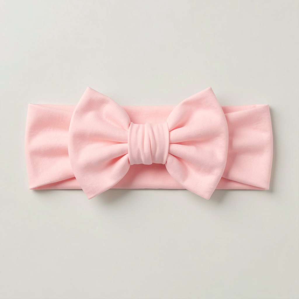 Solid Color Bamboo Luxe Bow Headband