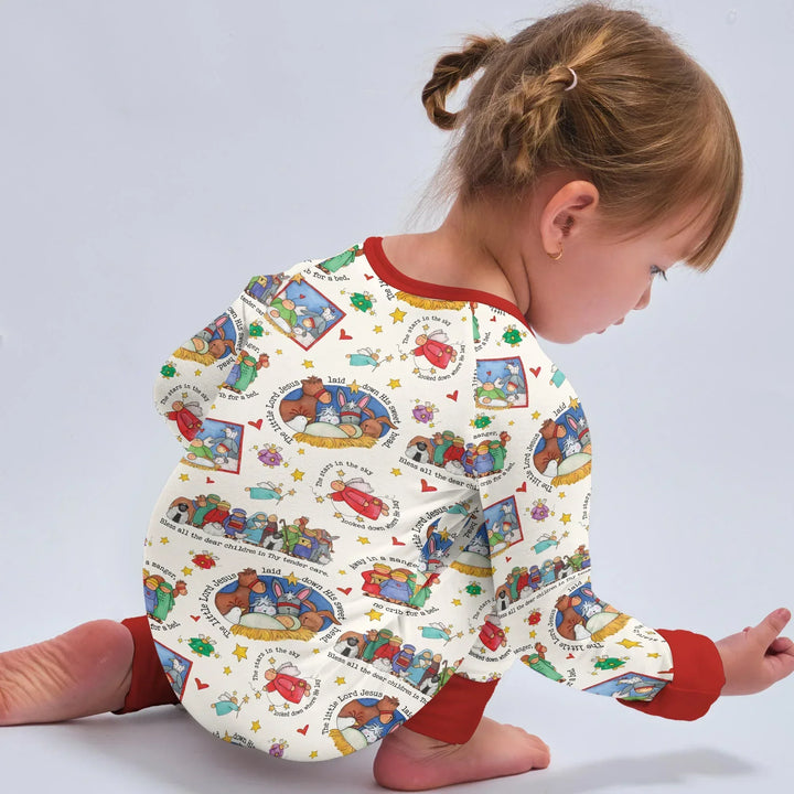 Gerippte Babykleidung mit individuellem Foto - Weich &amp; Skizzenhaft
