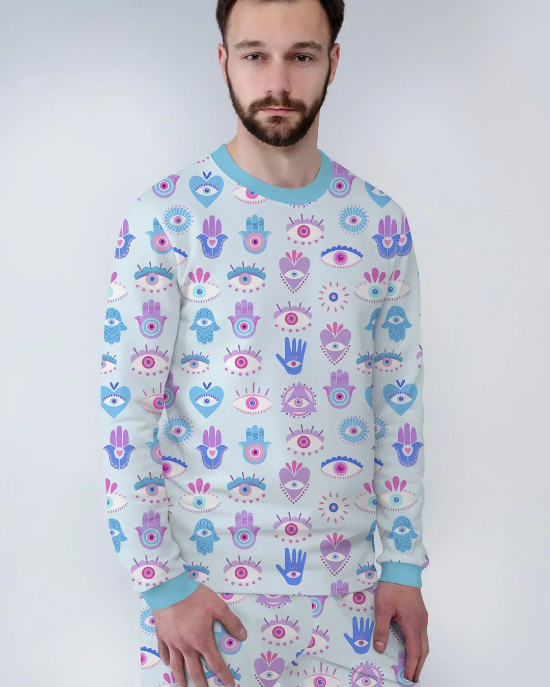 Vorlage Herren-Pyjama-Set